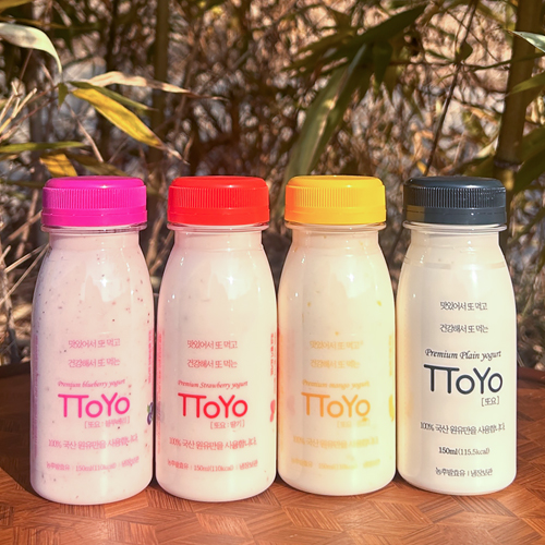 또요 떠먹는 플레인 요거트 150ml 6개입 딸기/블루베리/망고